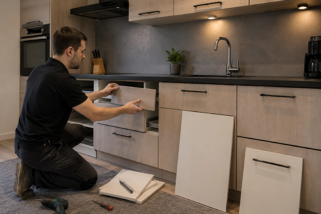 Keukenrenovatie: keukenfrontjes vervangen